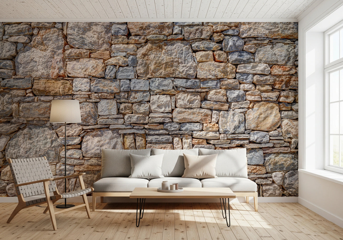 Vintage Rock Wall Effect Wall Mural