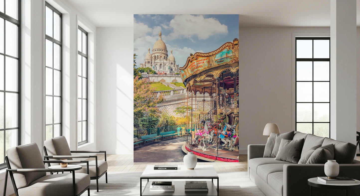Montmartre Melody Wall Mural