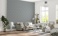 Detailed damask wallpaper for a refined and timeless interior space