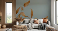 Amber Whispers Wall Mural for stylish master bedrooms.