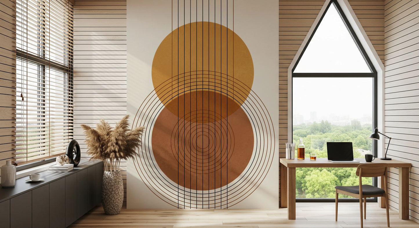 Earthy Harmony Wall Mural