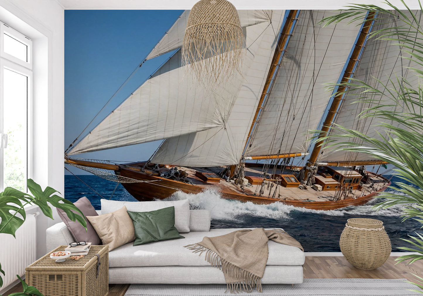 Sailing Serenity Wall Mural