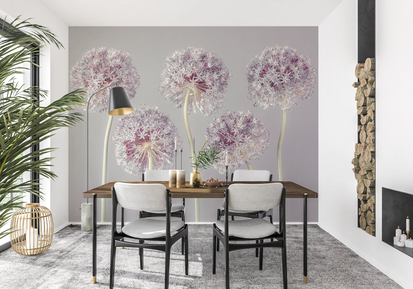 Allium Dreams Wall Mural