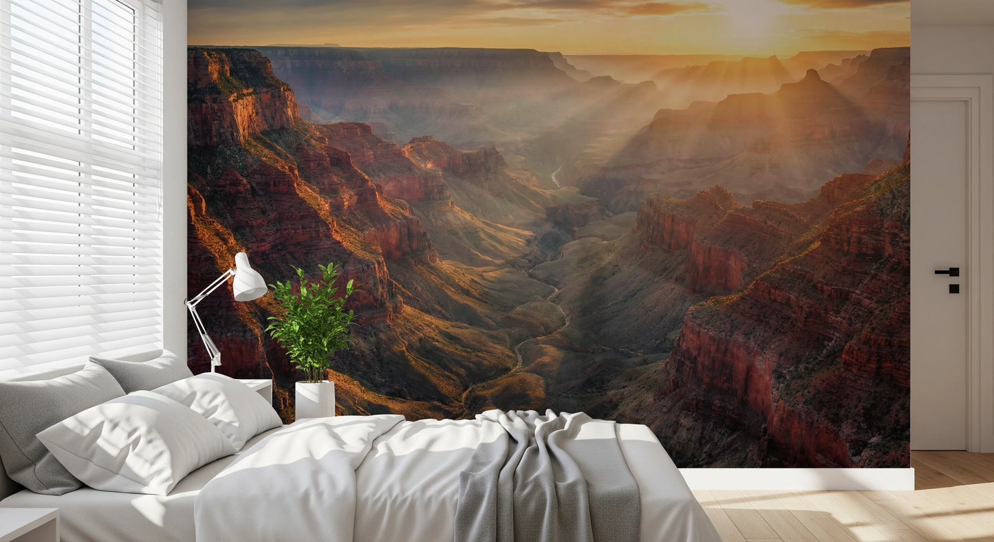Canyon Sunrise Majesty Wall Mural