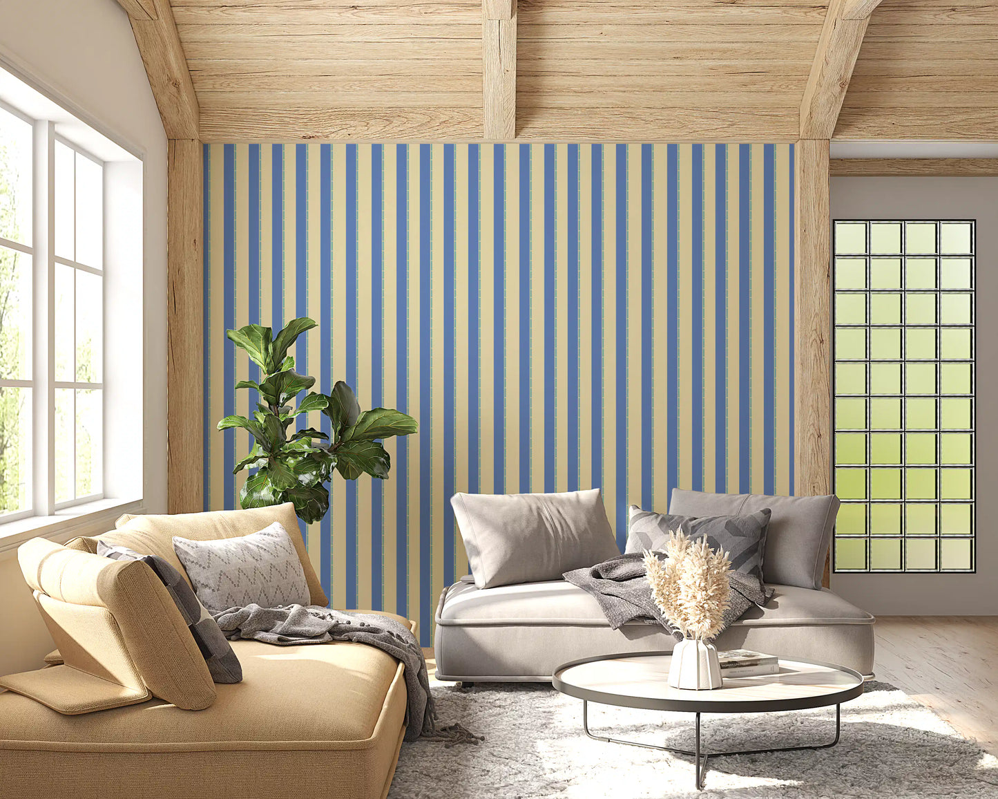 Coastal Stripes Wallpaper⁠