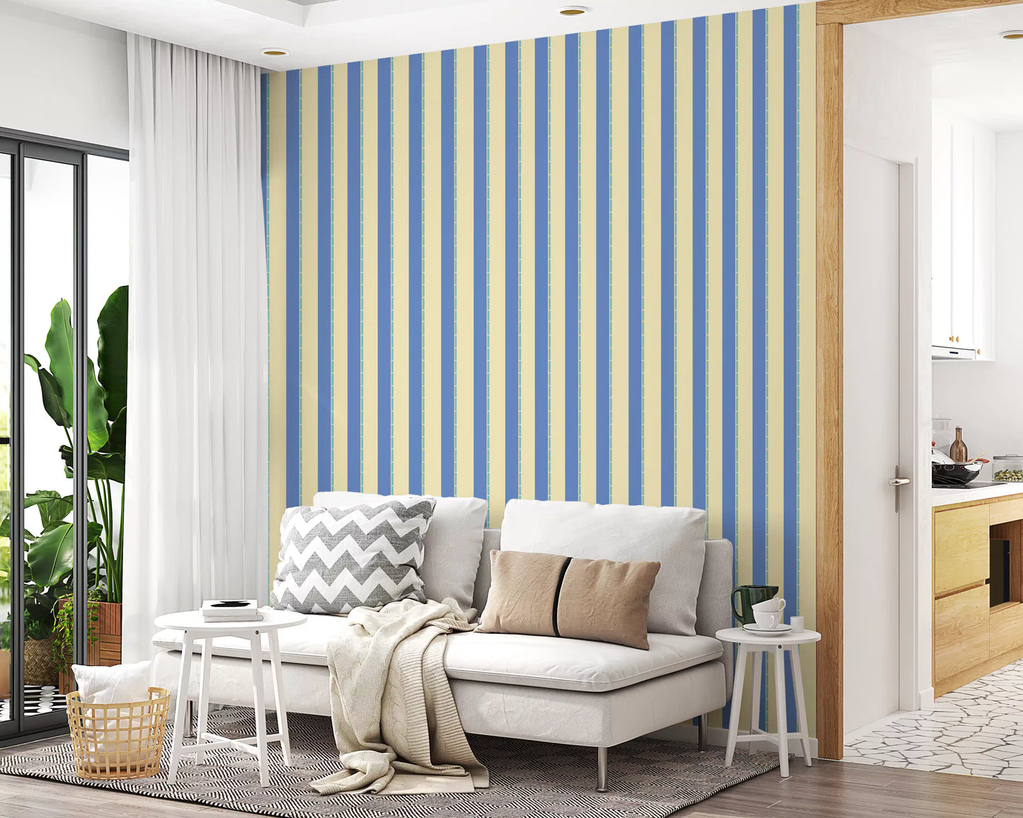 Coastal Stripes Wallpaper⁠