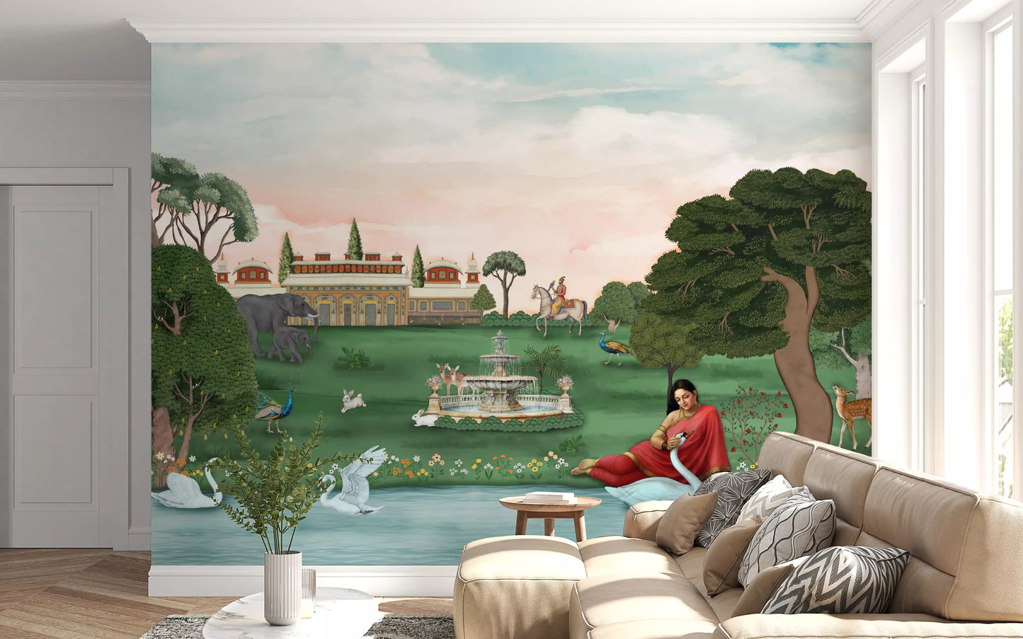 Royal Garden Serenity Wall Mural