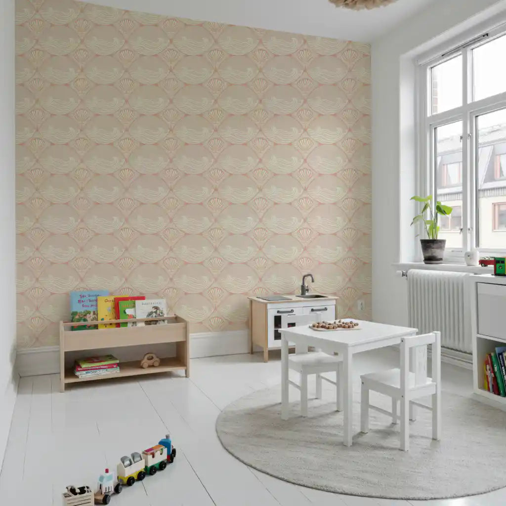 Seaside Serenity Pattern Wallpaper⁠