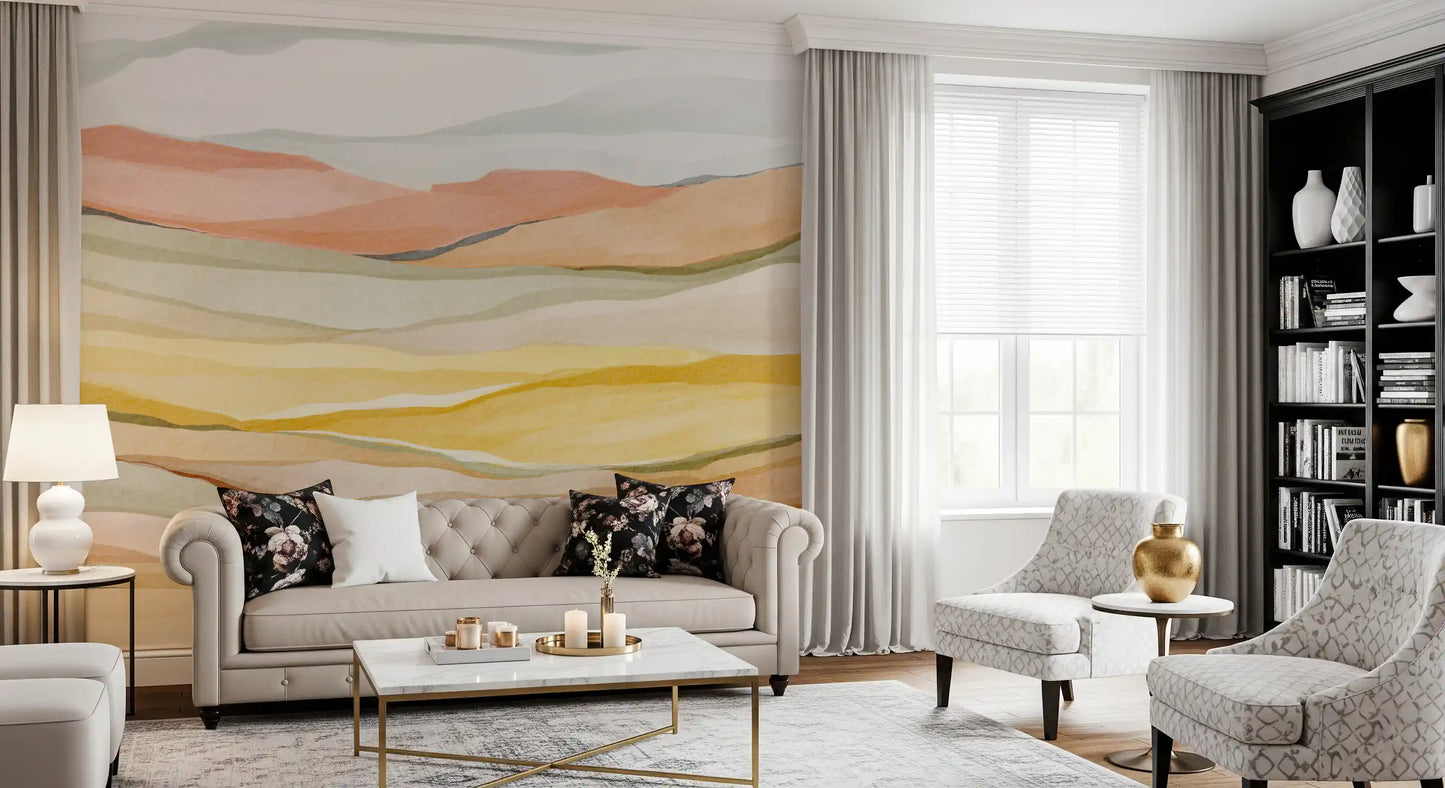 Earthen Horizon Serenity Wall Mural