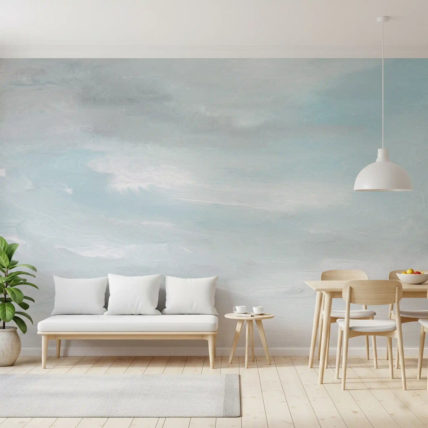 Ethereal Sky Wash Wall Mural