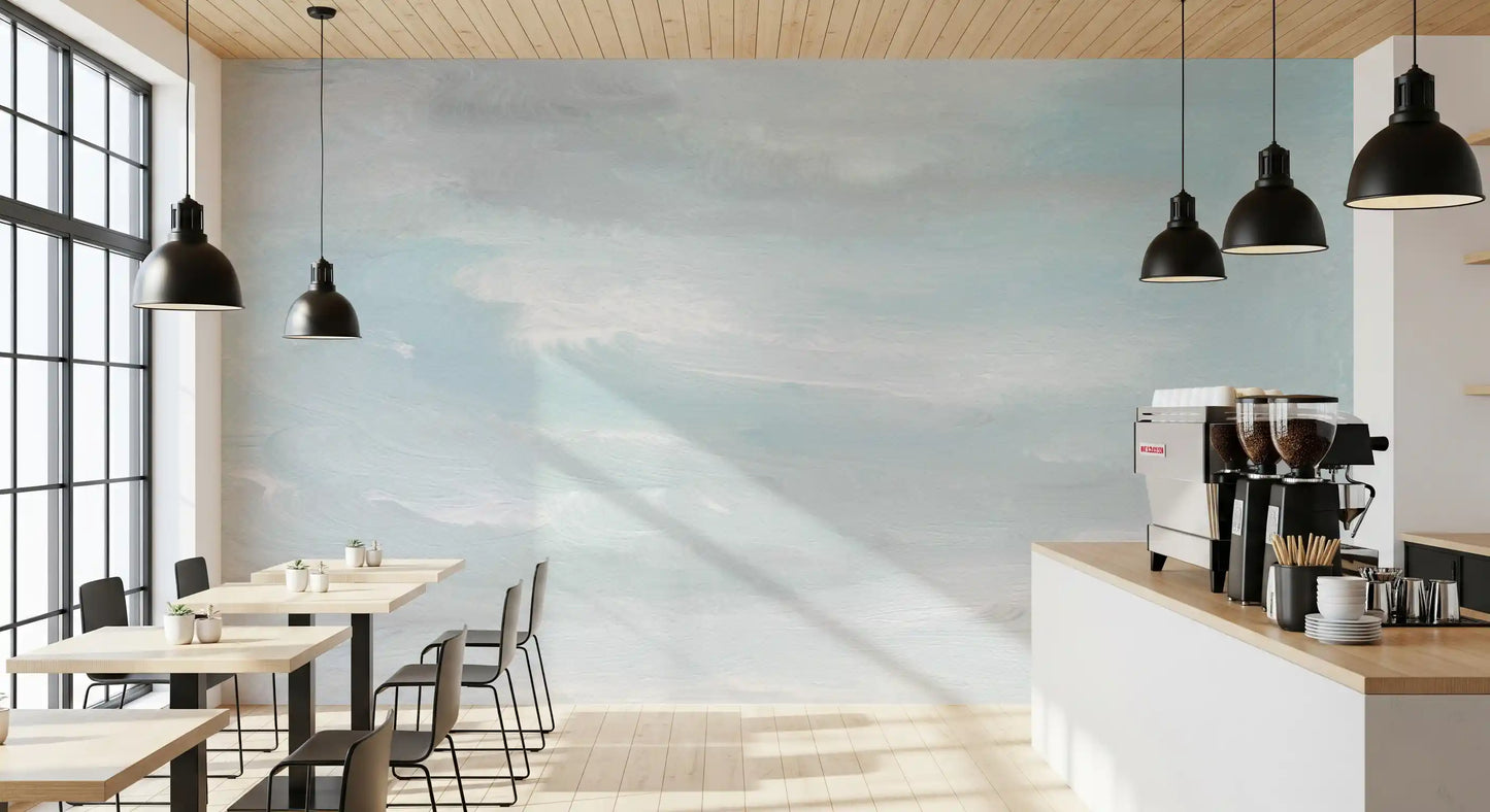 Ethereal Sky Wash Wall Mural