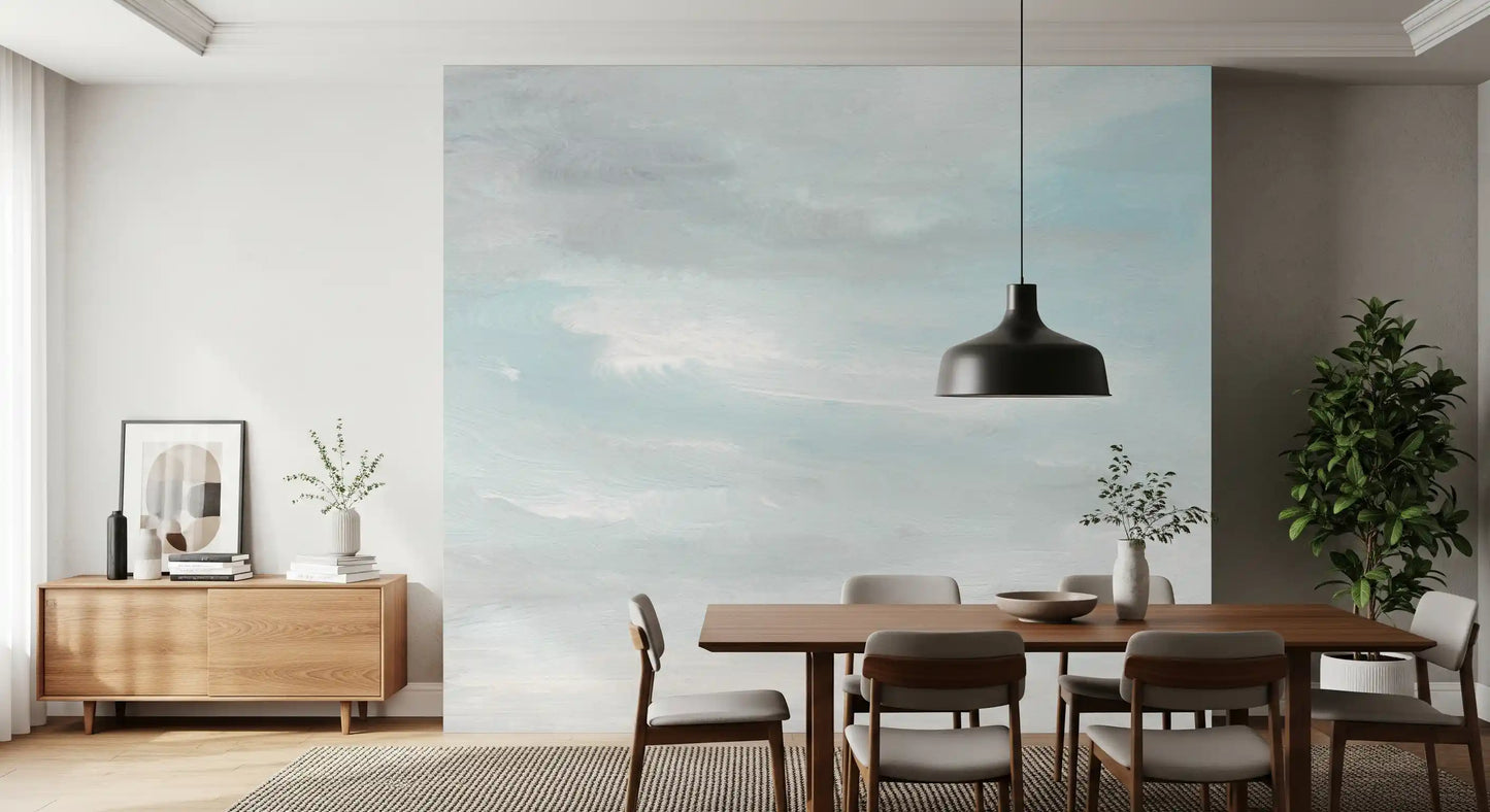Ethereal Sky Wash Wall Mural
