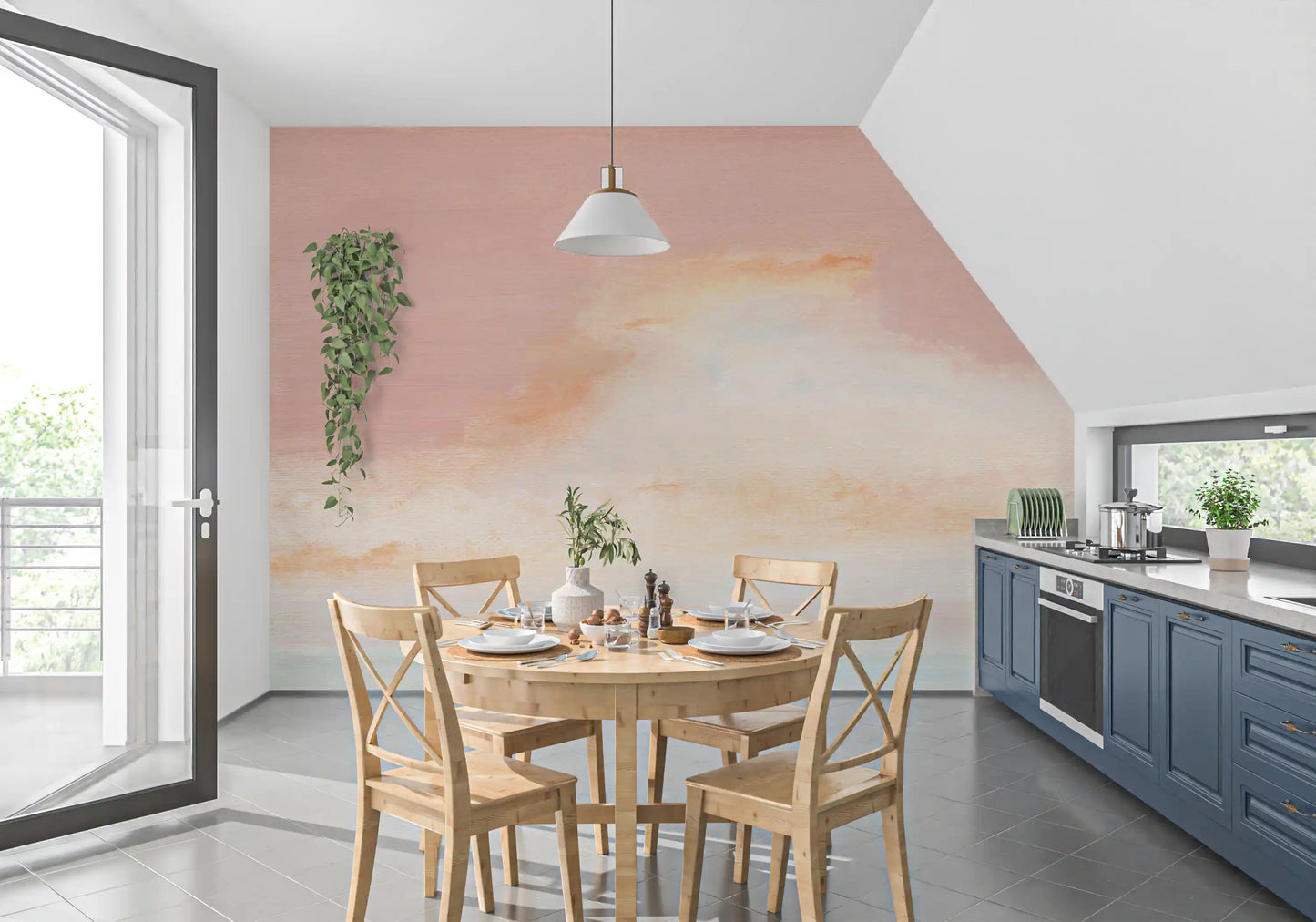 Ethereal Pastel Horizon Wall Mural