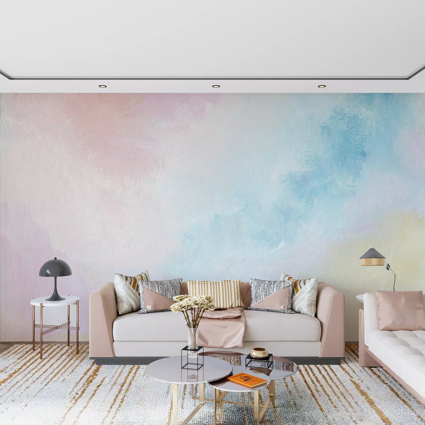 Ethereal Pastel Sky Wall Mural