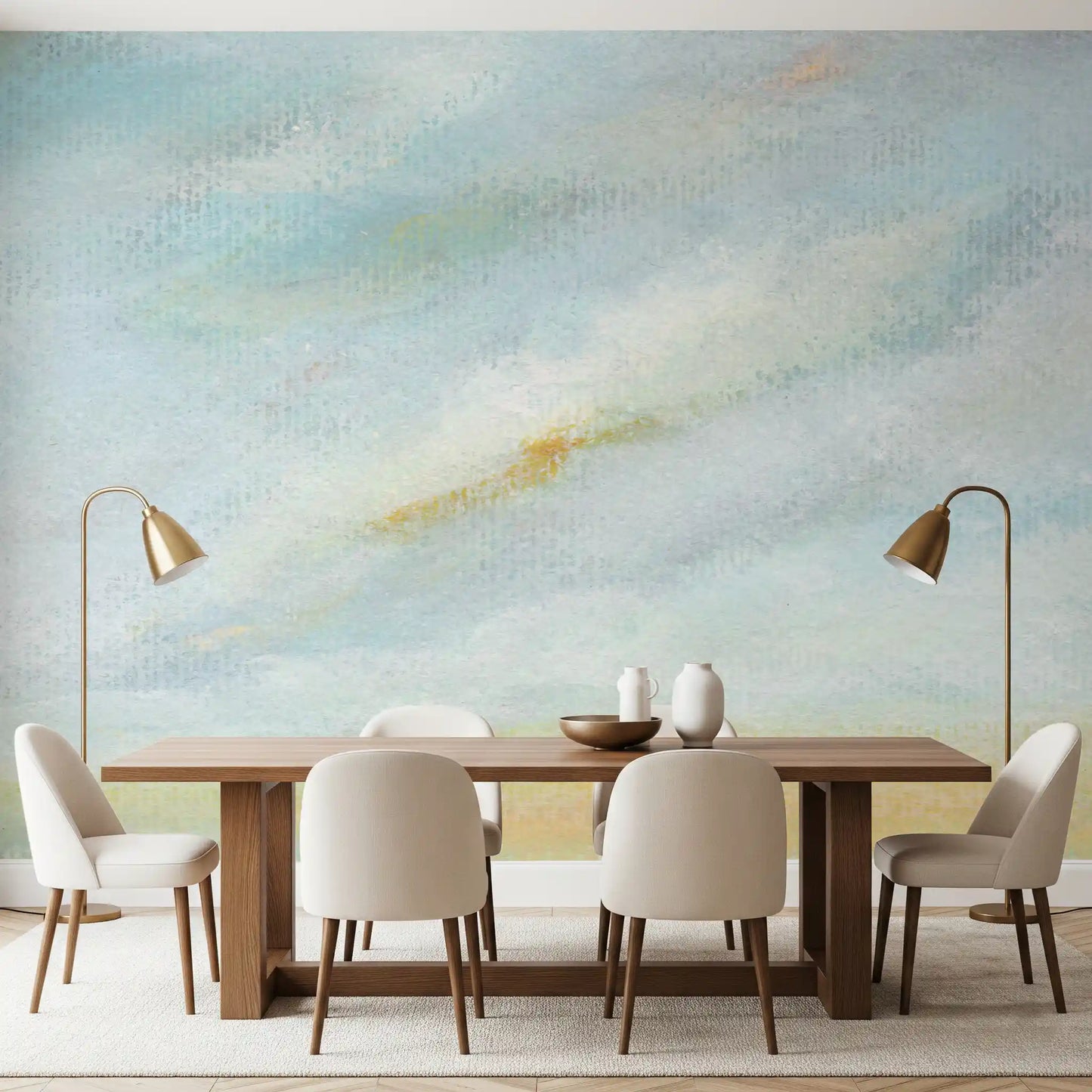Serene Sky Whisper Wall Mural