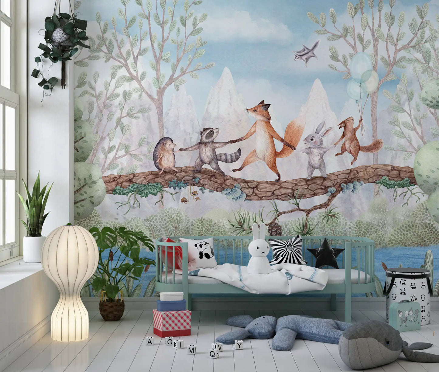 Animal Adventure Wall Mural