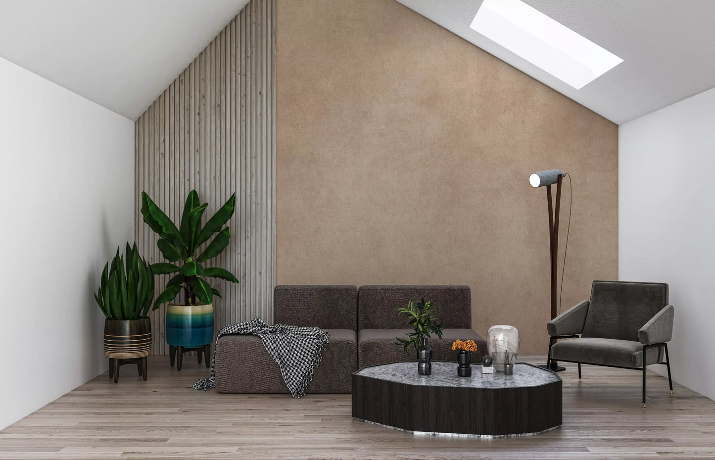 Dirty Paper - Blush Wall Mural