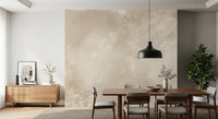 Ethereal Canopy wallpaper on the feature of a bright, airy living room