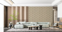 Repeating triangle clusters visible across the mudcloth geometric wallpaper face, GD9726