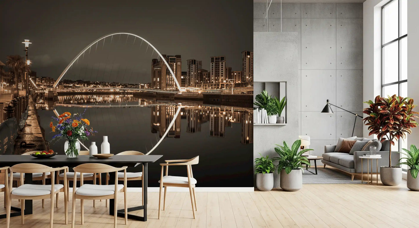 Archway of Light & Reflection Wall Mural