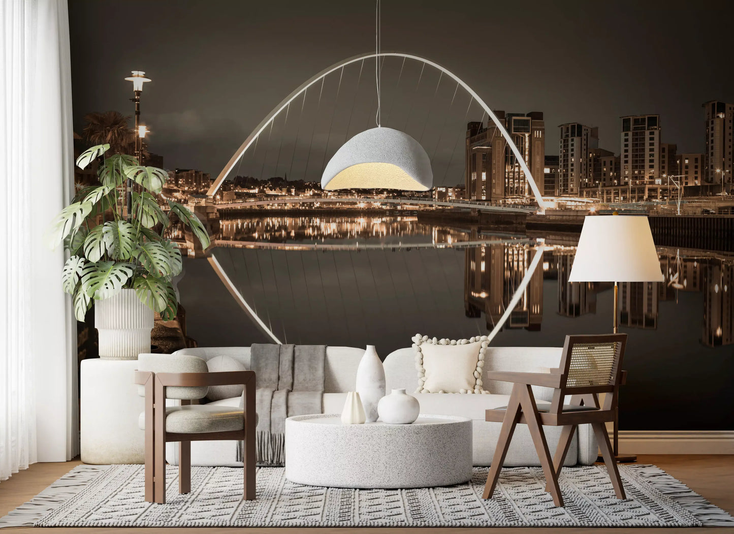 Archway of Light & Reflection Wall Mural