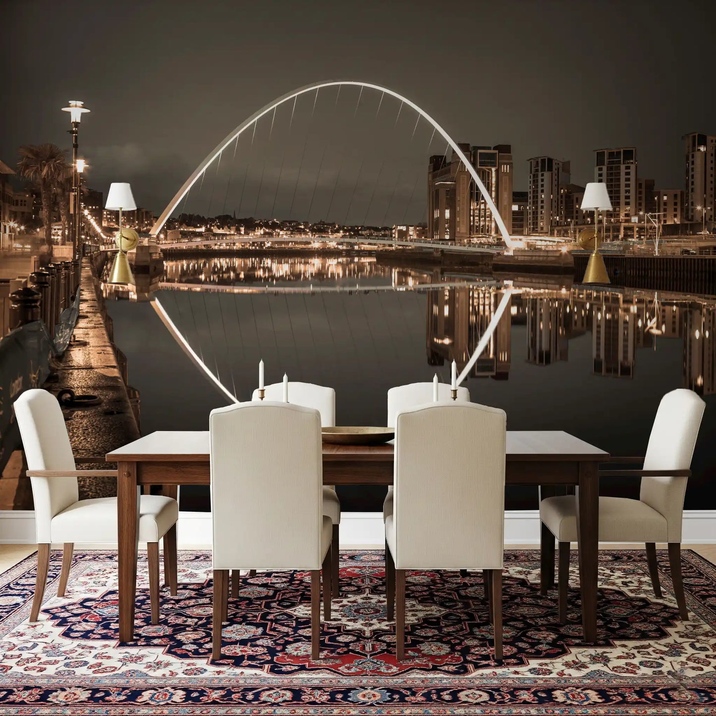 Archway of Light & Reflection Wall Mural