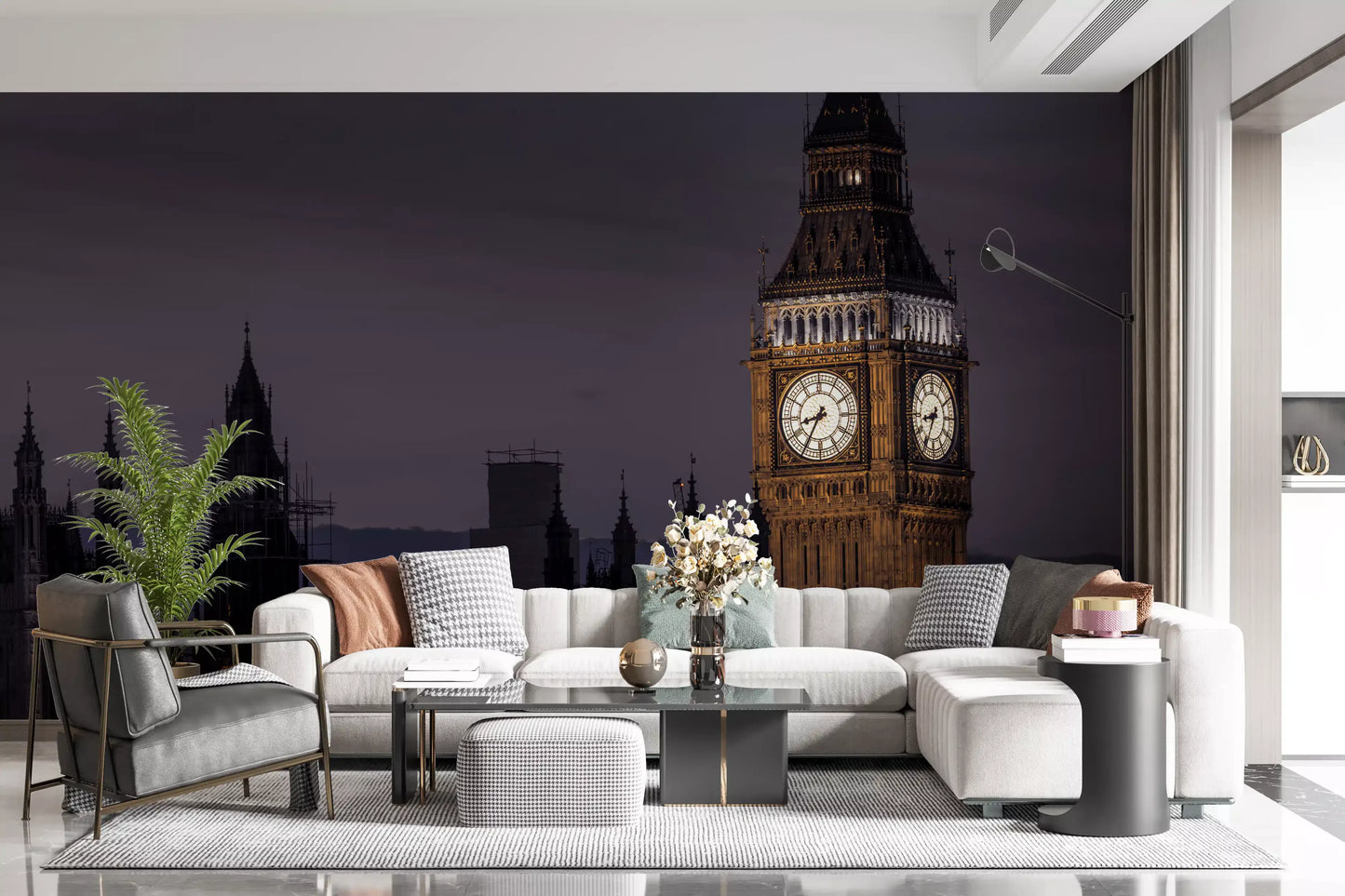 Twilight Over Big Ben Wall Mural