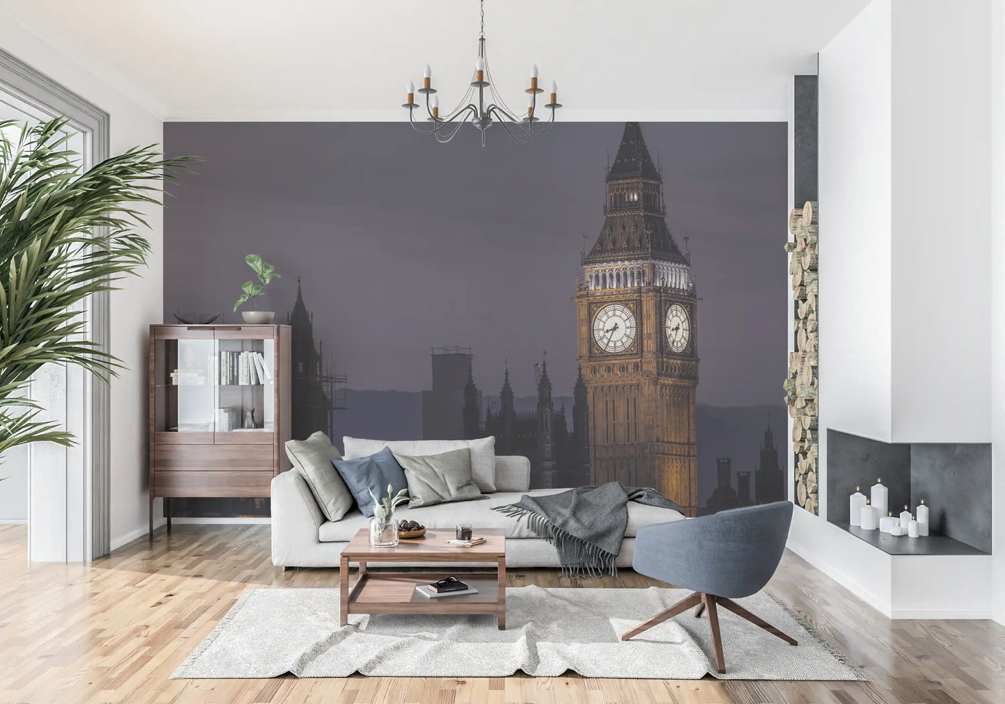 Twilight Over Big Ben Wall Mural