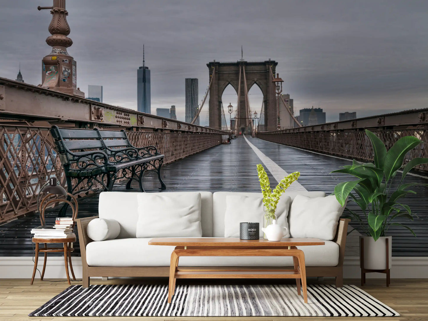 Brooklyn Bridge Serenity Wall Mural