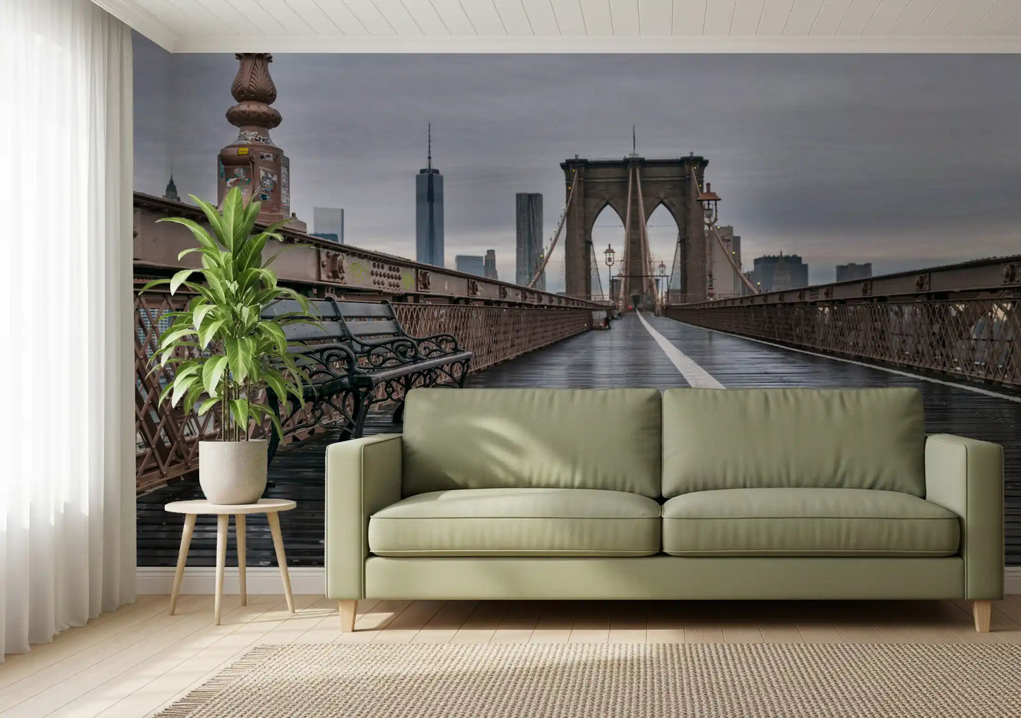 Brooklyn Bridge Serenity Wall Mural
