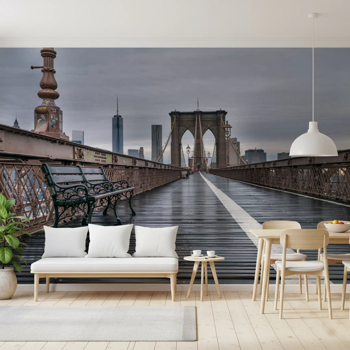 Brooklyn Bridge Serenity Wall Mural