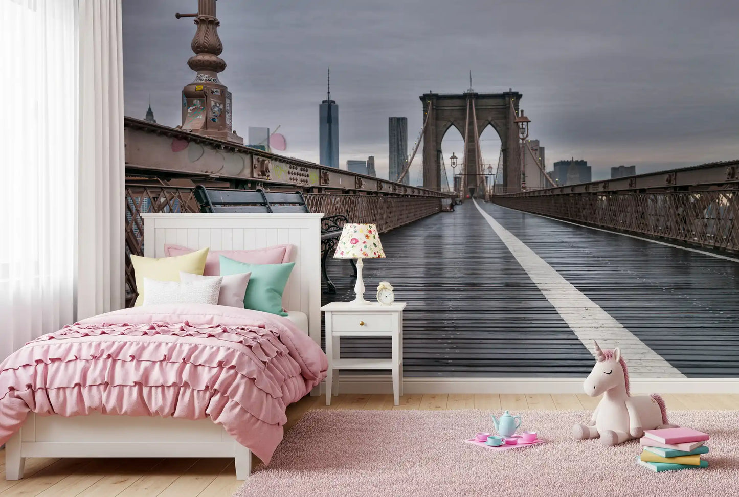 Brooklyn Bridge Serenity Wall Mural