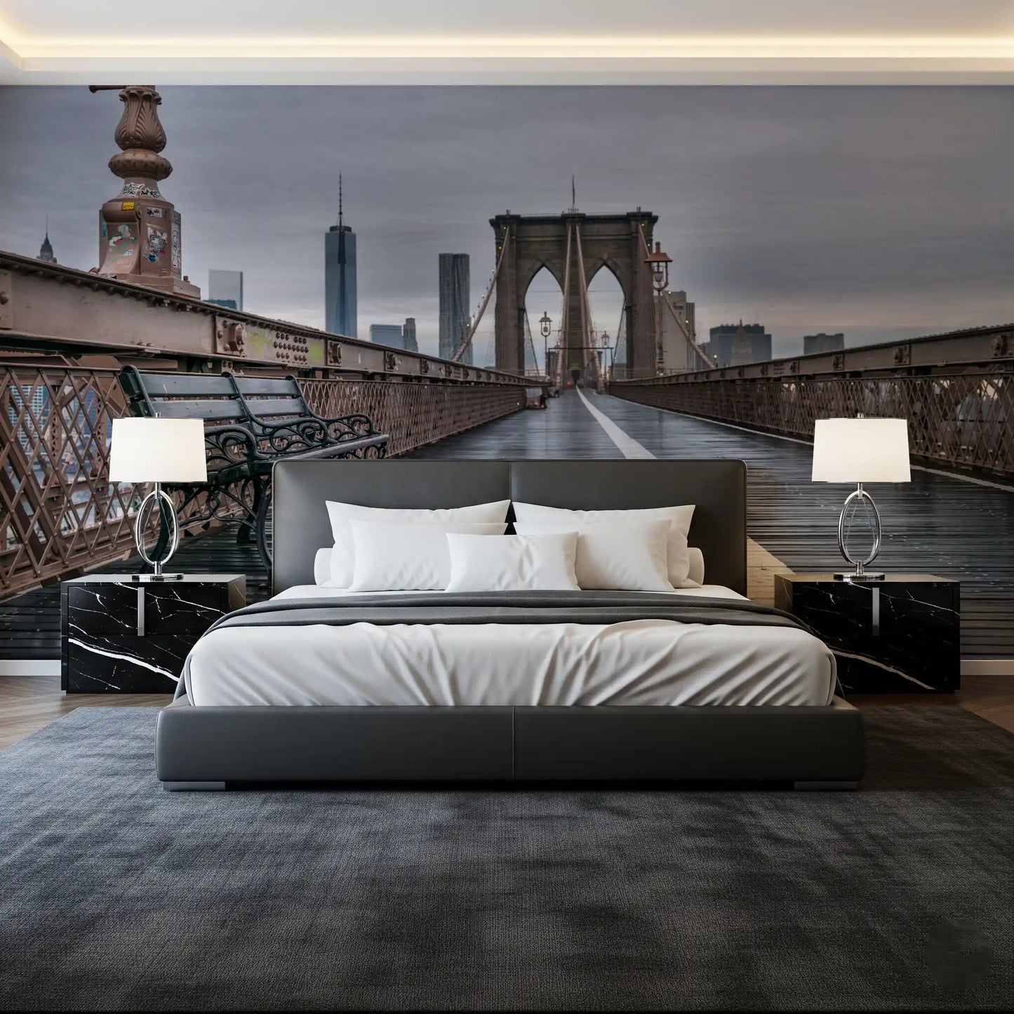 Brooklyn Bridge Serenity Wall Mural