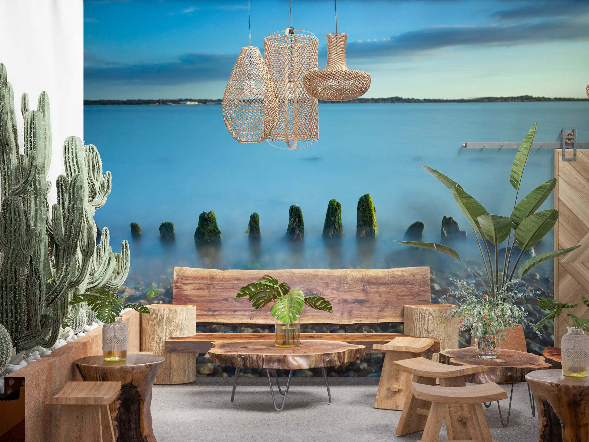 Ethereal Coastline landscape Wall Mural