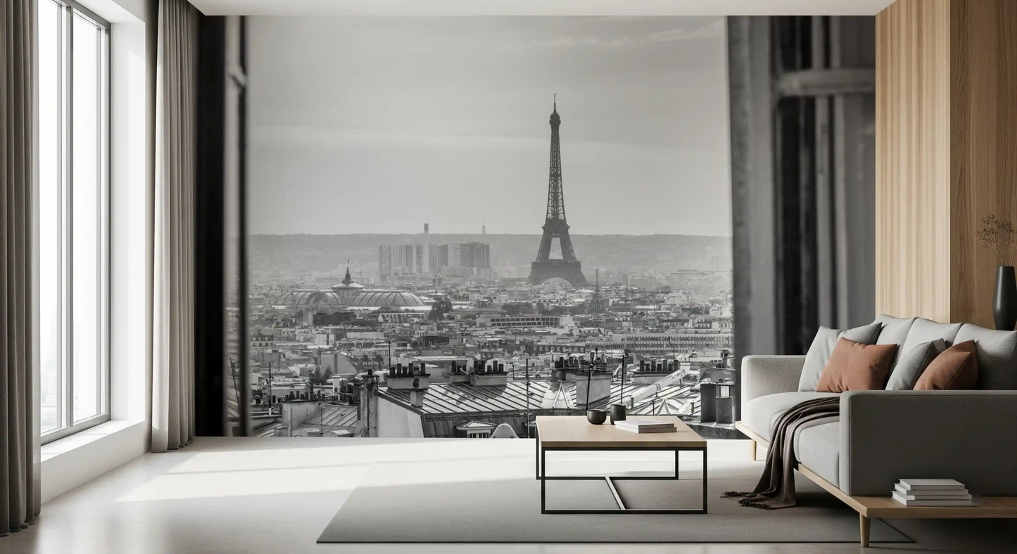 Parisian Window View Wall Mural