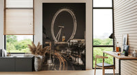 Big Ben & The Thames Wheel Wall  Mural panoramic London skyline  GD9766artwork