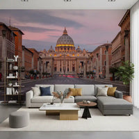 St. Peter's Basilica: Twilight Grandeur Wall Mural