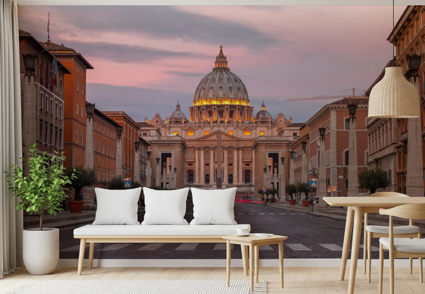 St. Peter's Basilica: Twilight Grandeur Wall Mural