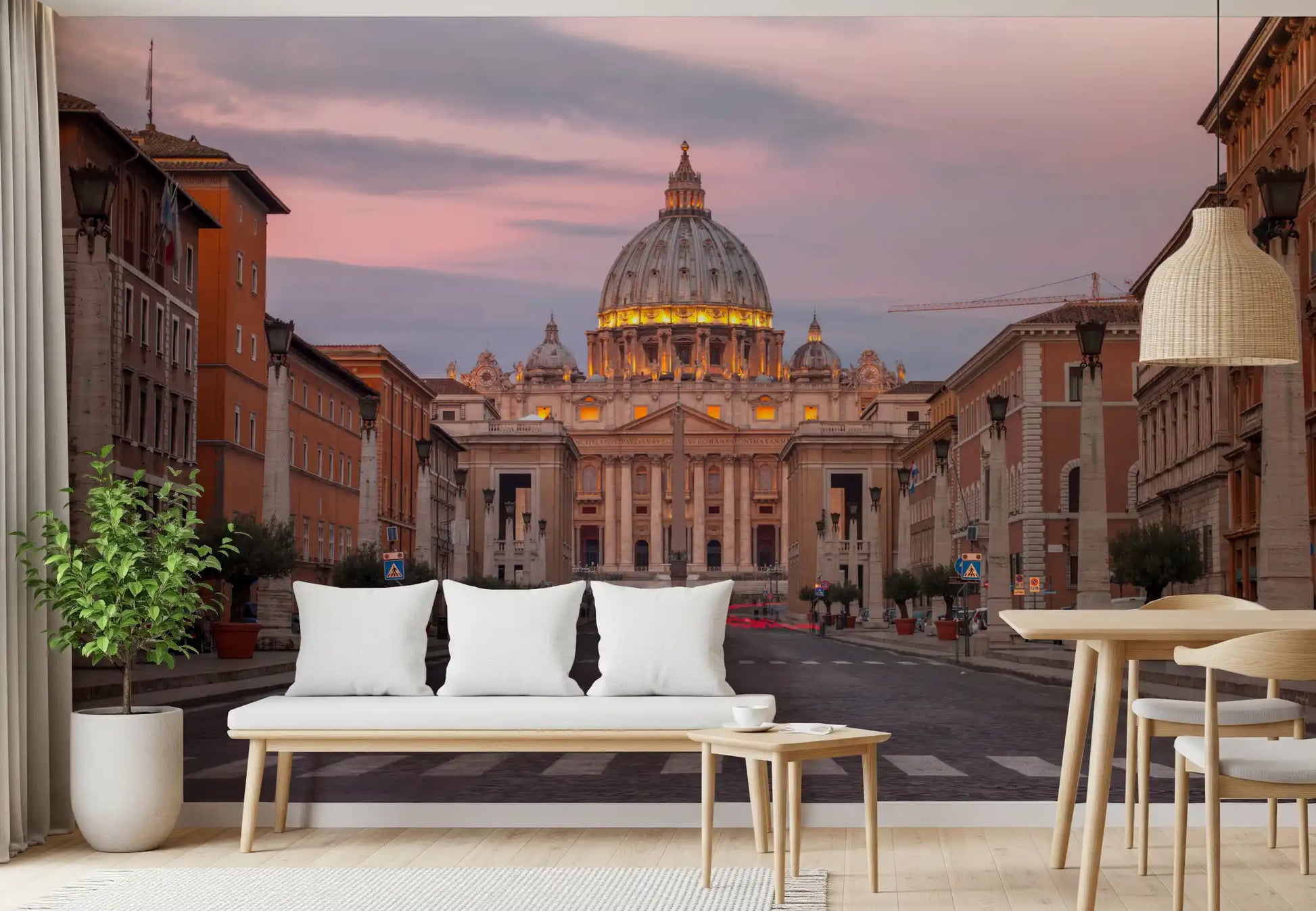 St. Peter's Basilica: Twilight Grandeur Wall Mural