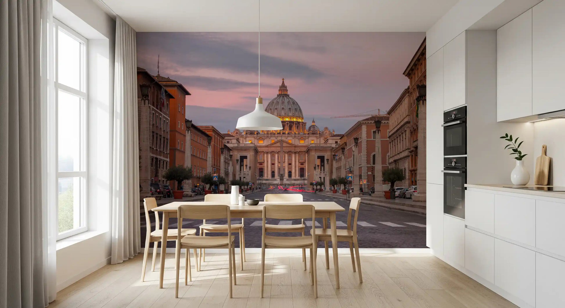 St. Peter's Basilica: Twilight Grandeur Wall Mural