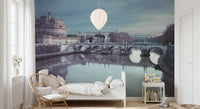 Roman Reflection: Castel Sant'Angelo's Grandeur Wall Mural