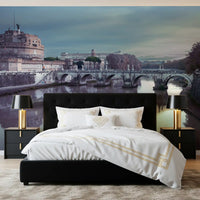 Roman Reflection: Castel Sant'Angelo's Grandeur Wall Mural