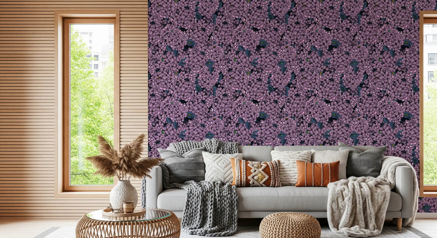 Violet Lilac garden Wallpaper⁠