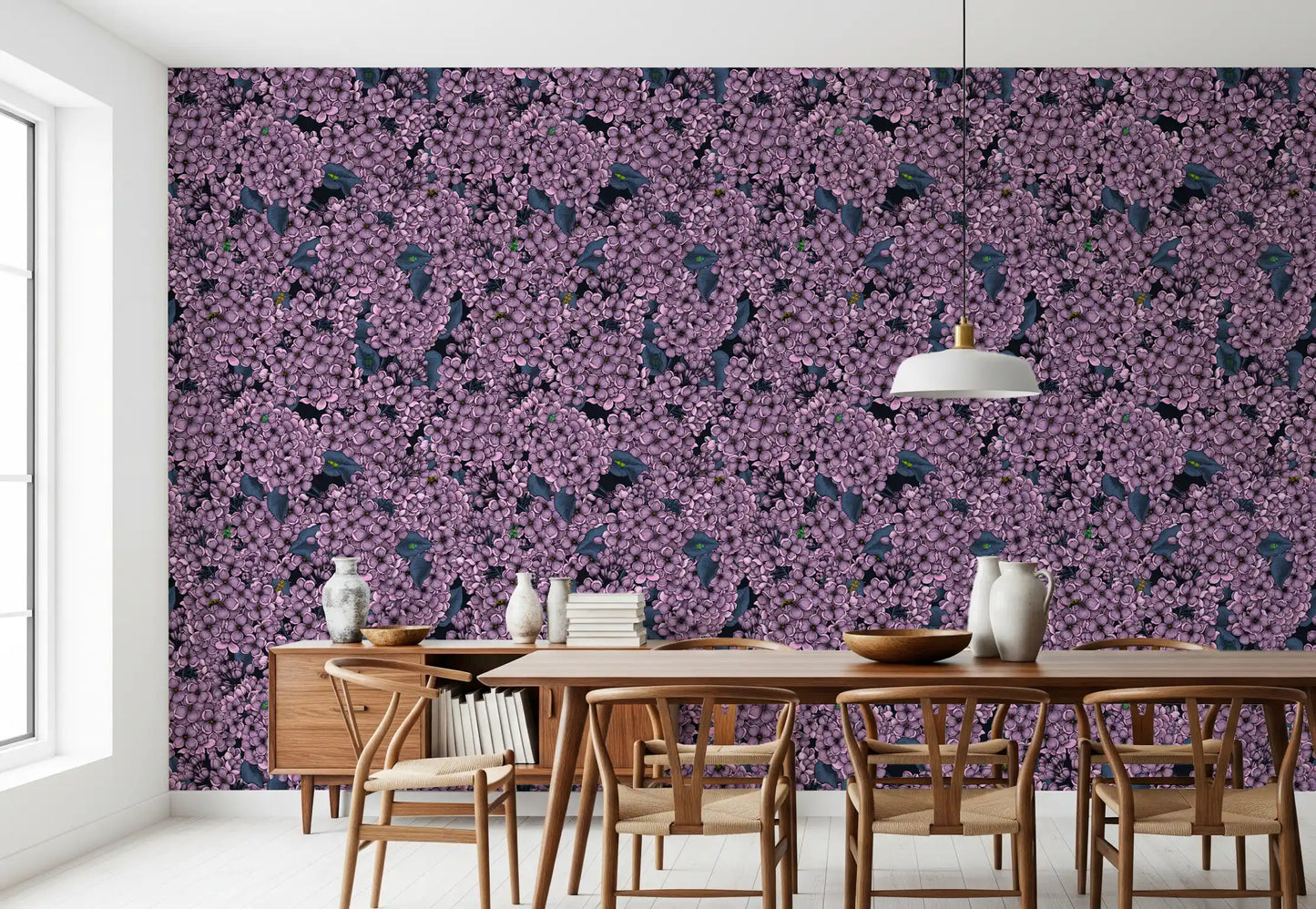 Violet Lilac garden Wallpaper⁠