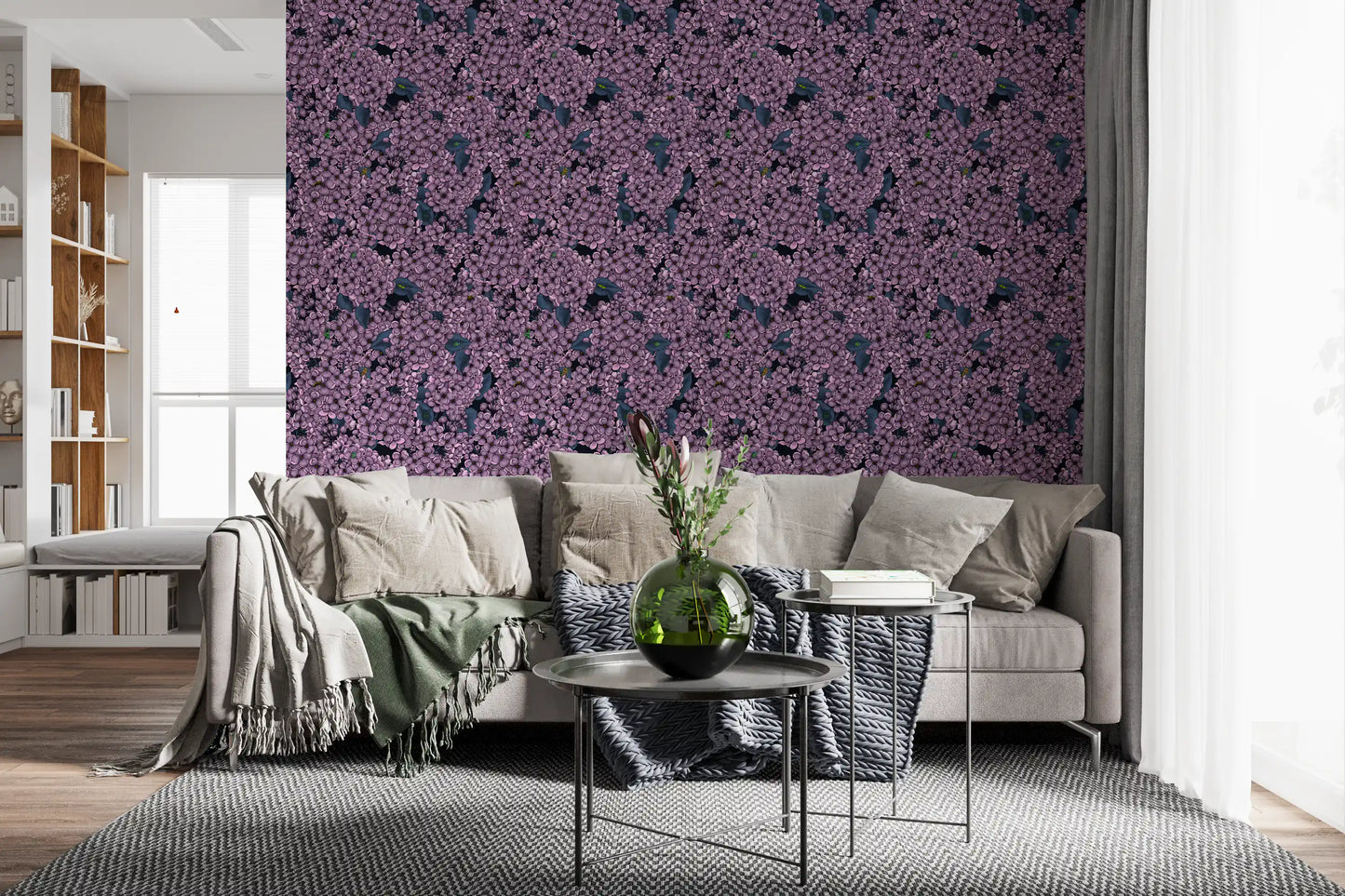 Violet Lilac garden Wallpaper⁠