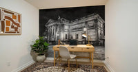 Classical Nightscape Wall Mural with heritage architecture details for study room., GD9846