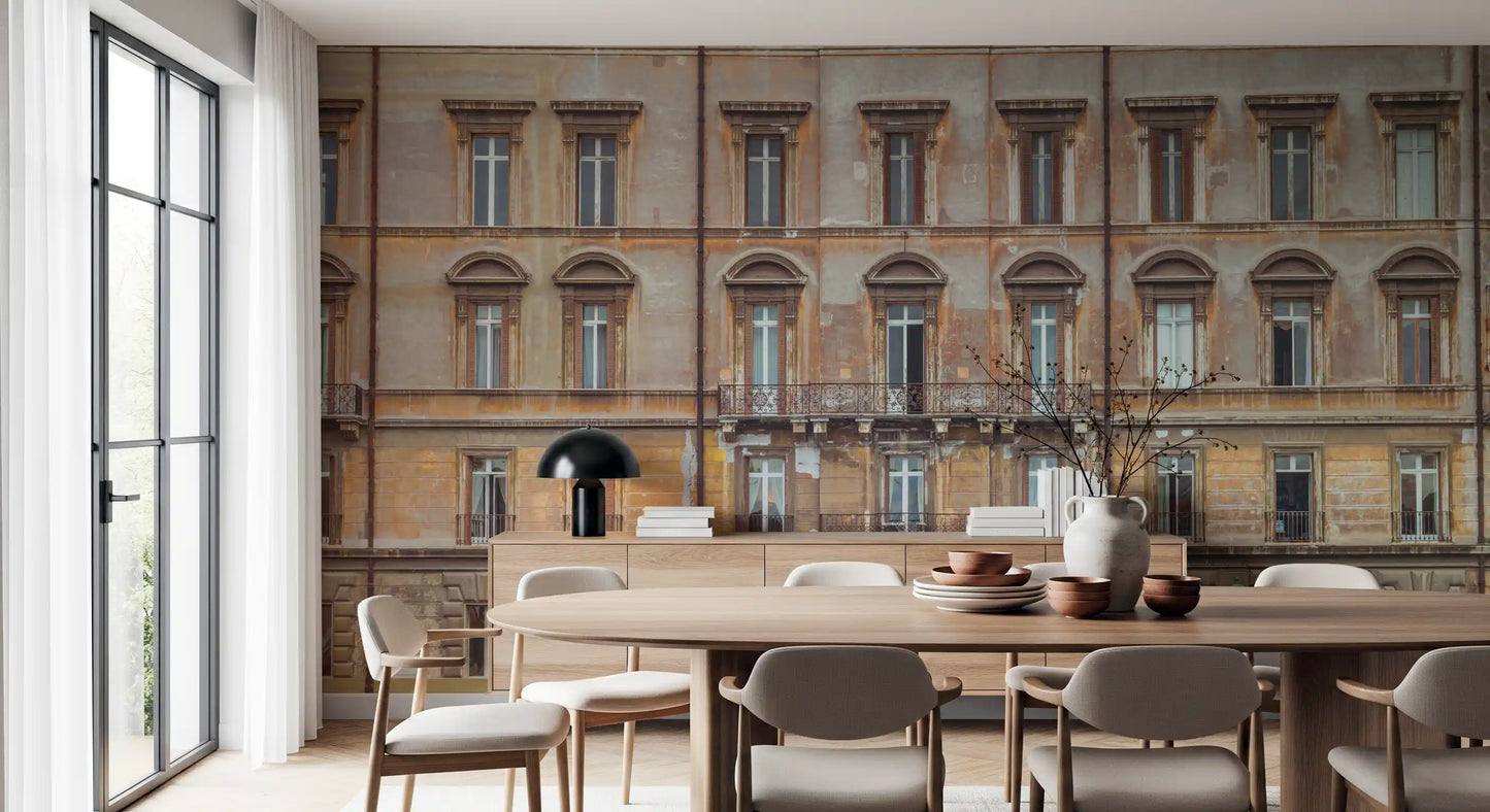 European Grandeur Facade Wall Mural