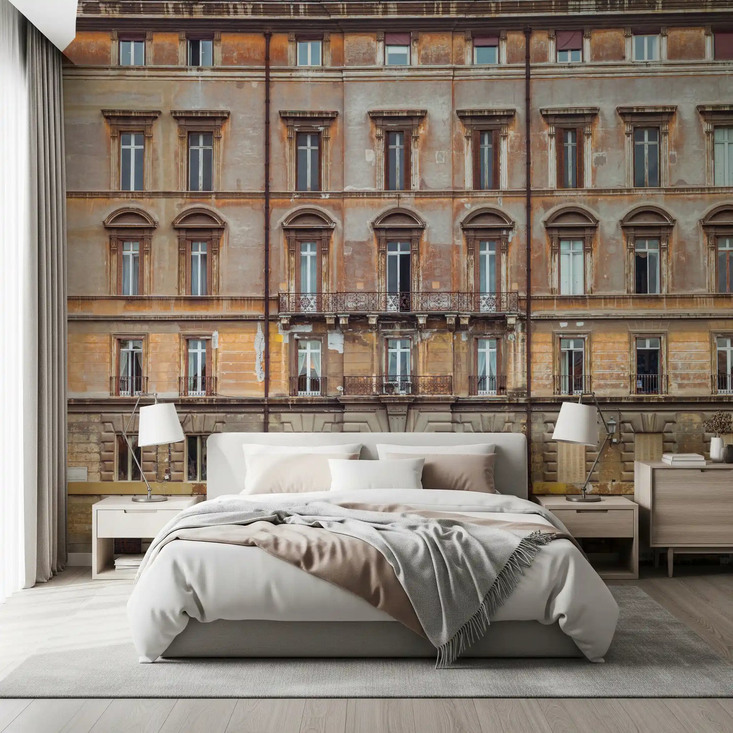 European Grandeur Facade Wall Mural