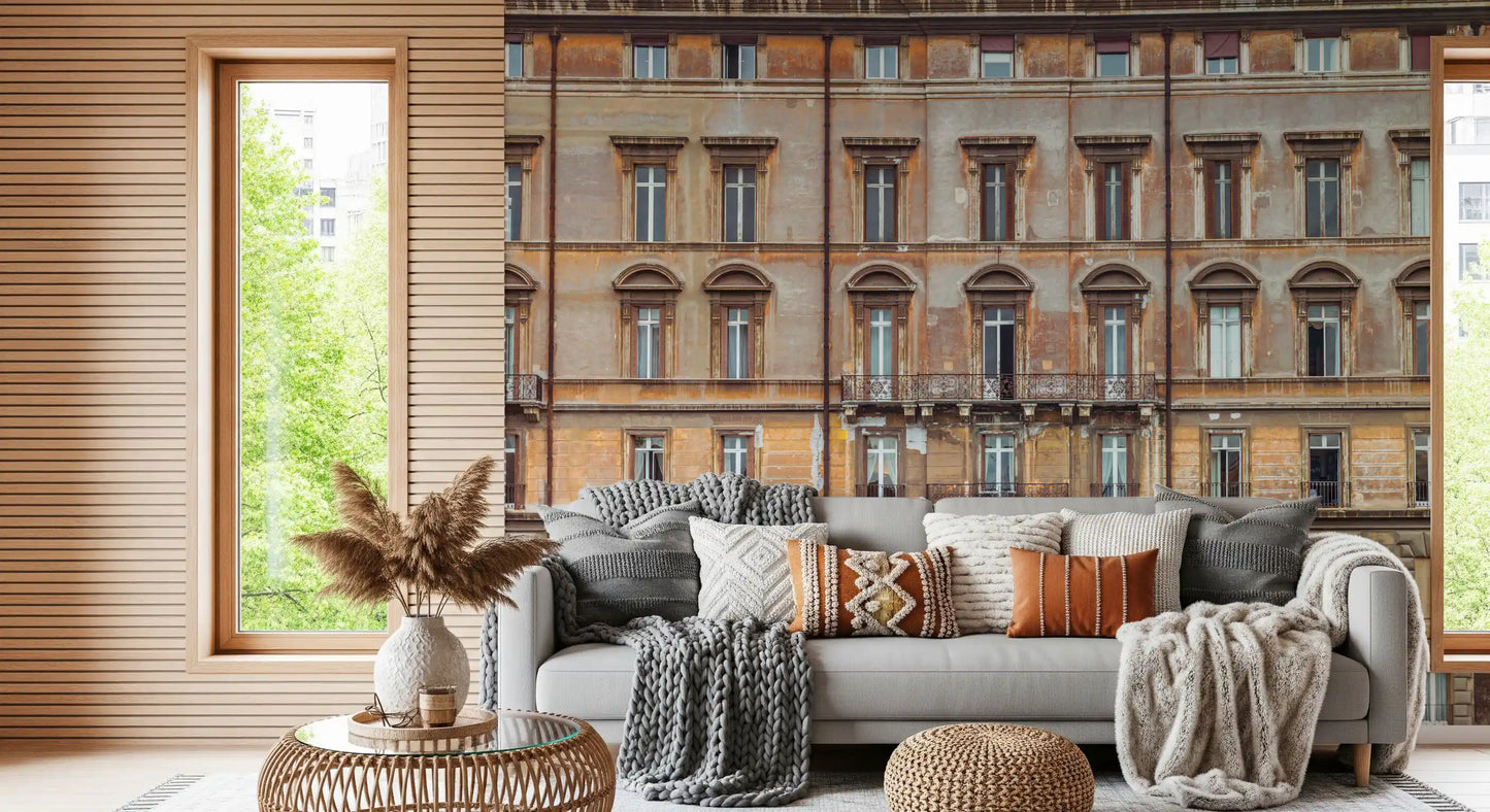 European Grandeur Facade Wall Mural
