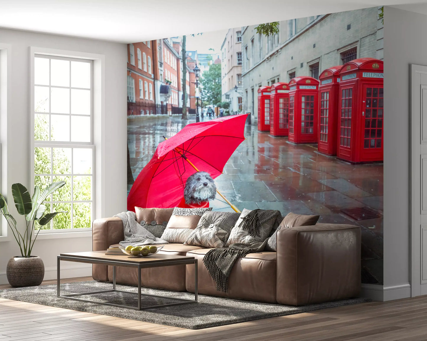 London Calling: A Puddle Pal's Tale Wall Mural for a living area backdrop., GD9860